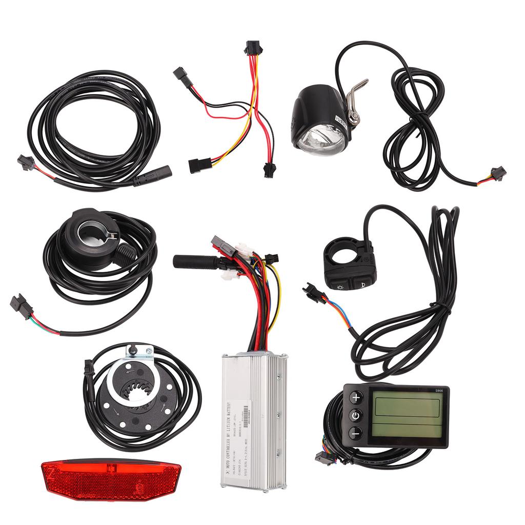 36V 48V 25A Controller Kit S866 Display Vorder- Rücklichter 2-in-1 Schalterkonfiguration für 750W