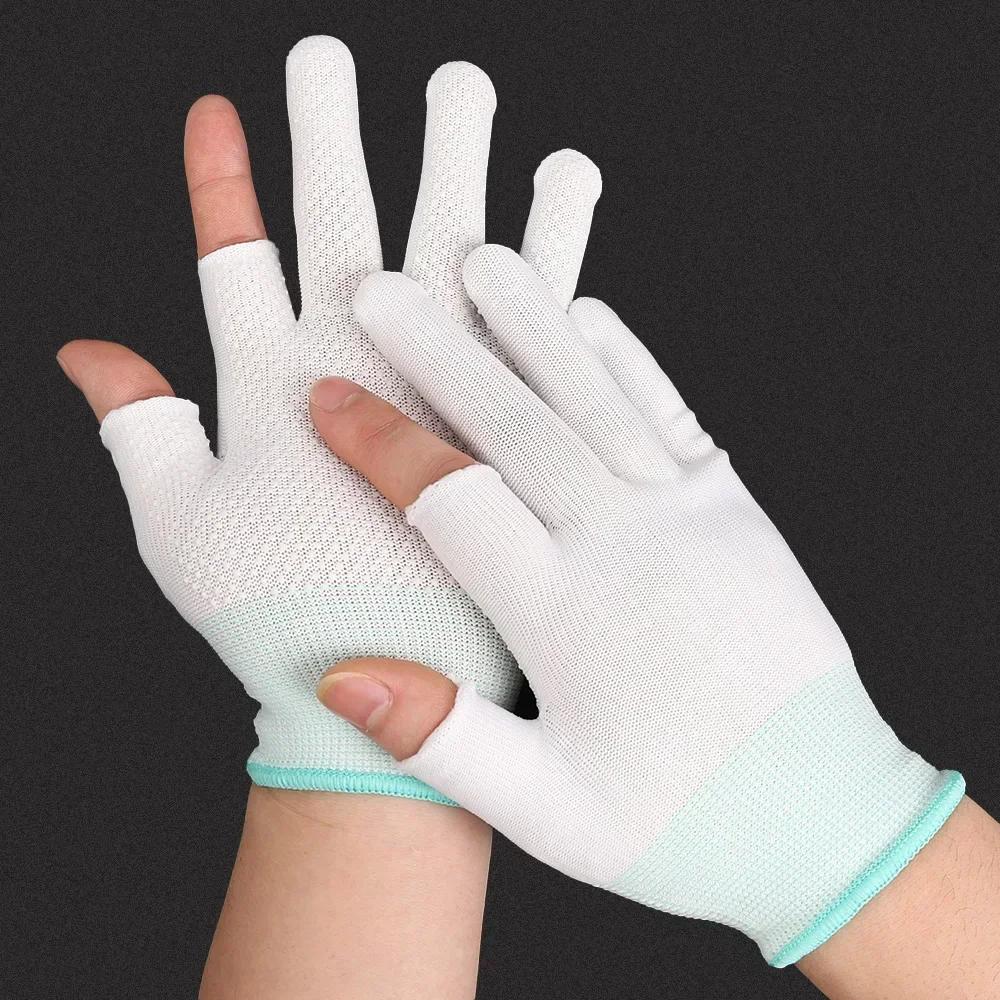 

1/30Pairs Anti Slip Fingerless Touchscreen Gloves UV Protective for Sports Driving Daily Use 1pair