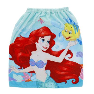 Marushin 60cm Wickel Disney Prinzessin Kleine Meerjungfrau Arielle Blase im Meer Antibakteriell und UV Größe Handtuch, Design, Schutz, Mädchen (Produktcode