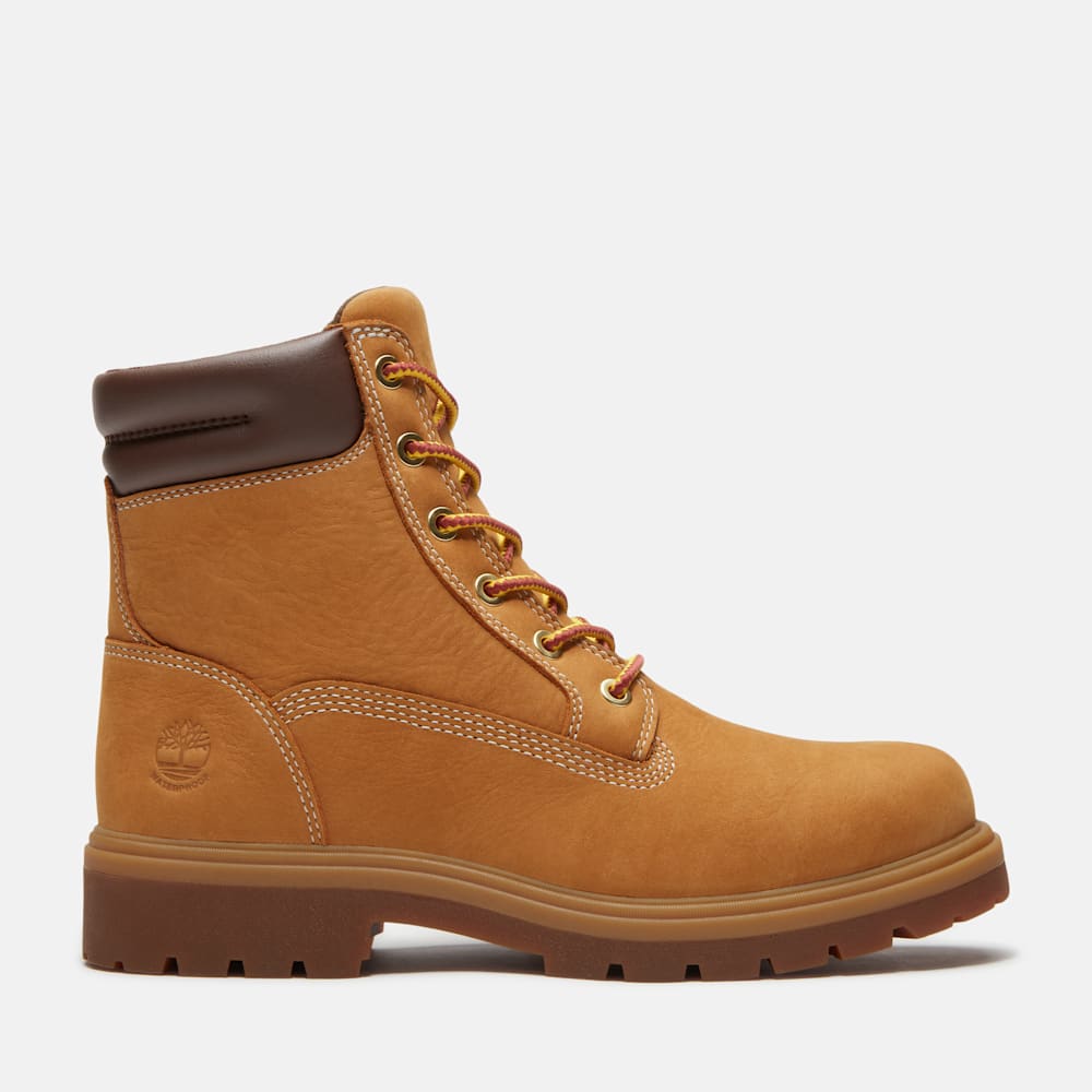 Timberland Women'S Auburn Falls Waterproof Worker Boots Wheat Brown_Tb0A41Pg7541