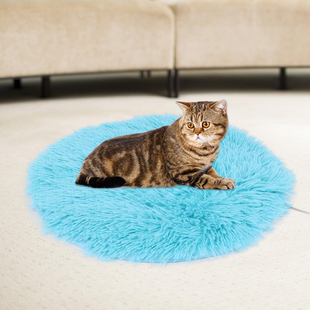 Plush Four Seasons USB Charging Interface Pet Electric Blanket Heating Pad Mat for Small Dogs