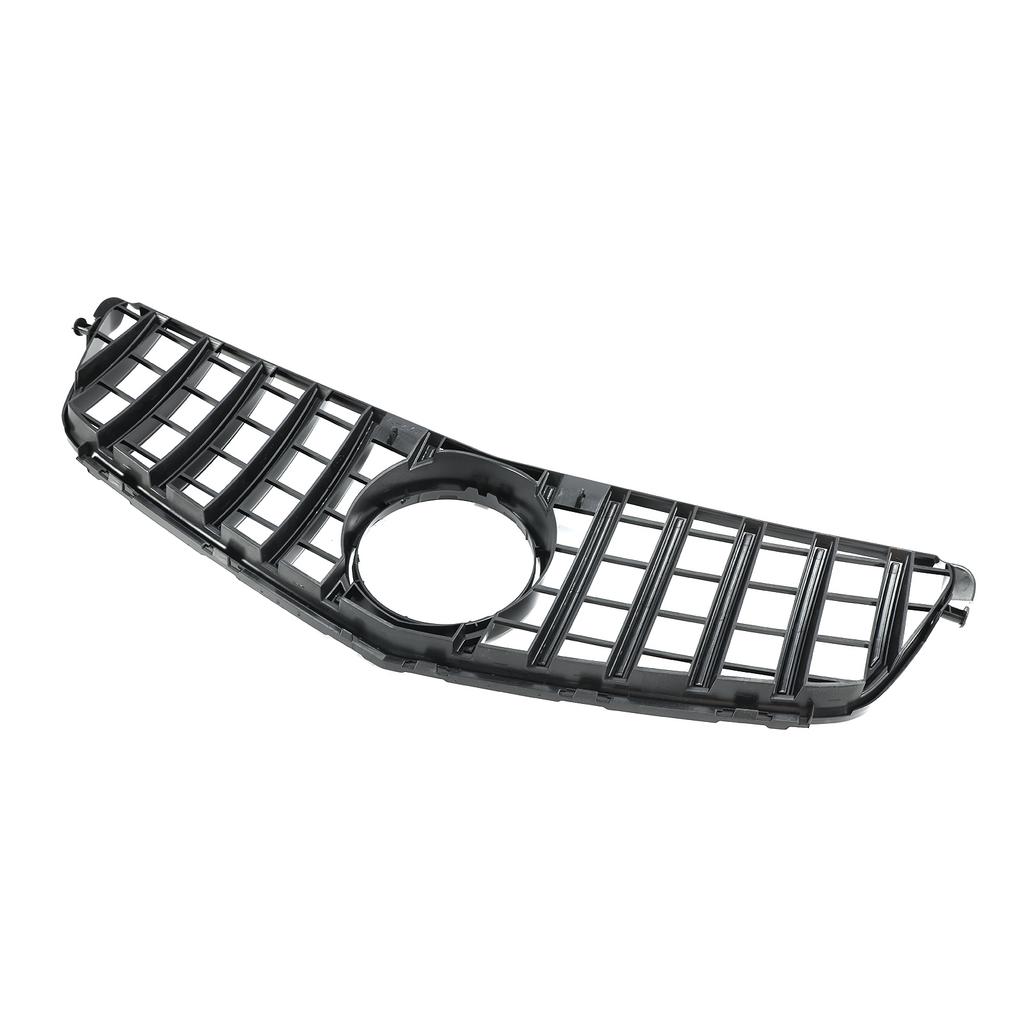 GT Style Front Bumper Grille Grill Fit Benz C-Class W204 C300 C350 2008-2014