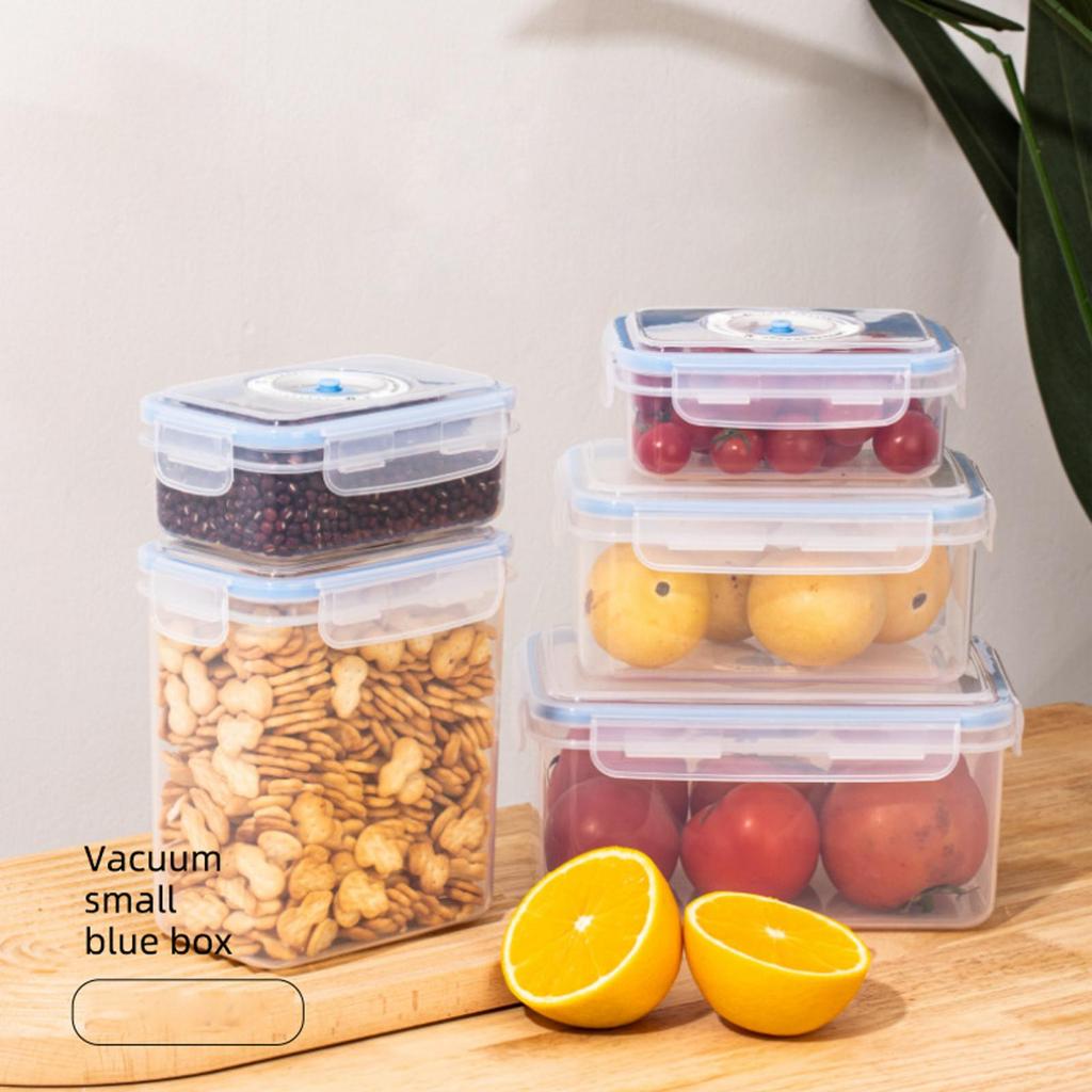 Vakuumbehälter Kühlschrank Mehrzweck Luftdicht Ofen Auslaufsicher Vakuumversiegelungsbehälter für Küche Obst Gemüse Trockenlebensmittel Reis