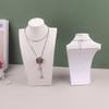 Mannequin Linen Necklace Pendant Chain Jewelry Bust Neck Display Stand Holder