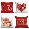 Neues Valentinstags-Rose Kreative Liebesbriefe Kissenbezug Chinesischer Valentinstags-Geschenk Dekoratives Kissen Kissenbezug