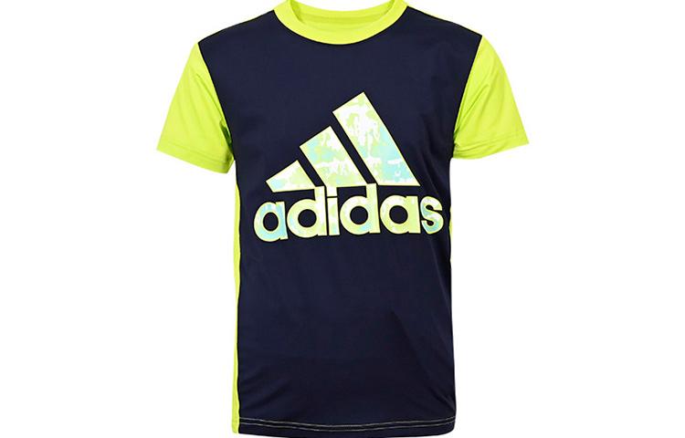 Adidas Kids T Shirts Crew Neck Moderate HE0045 110