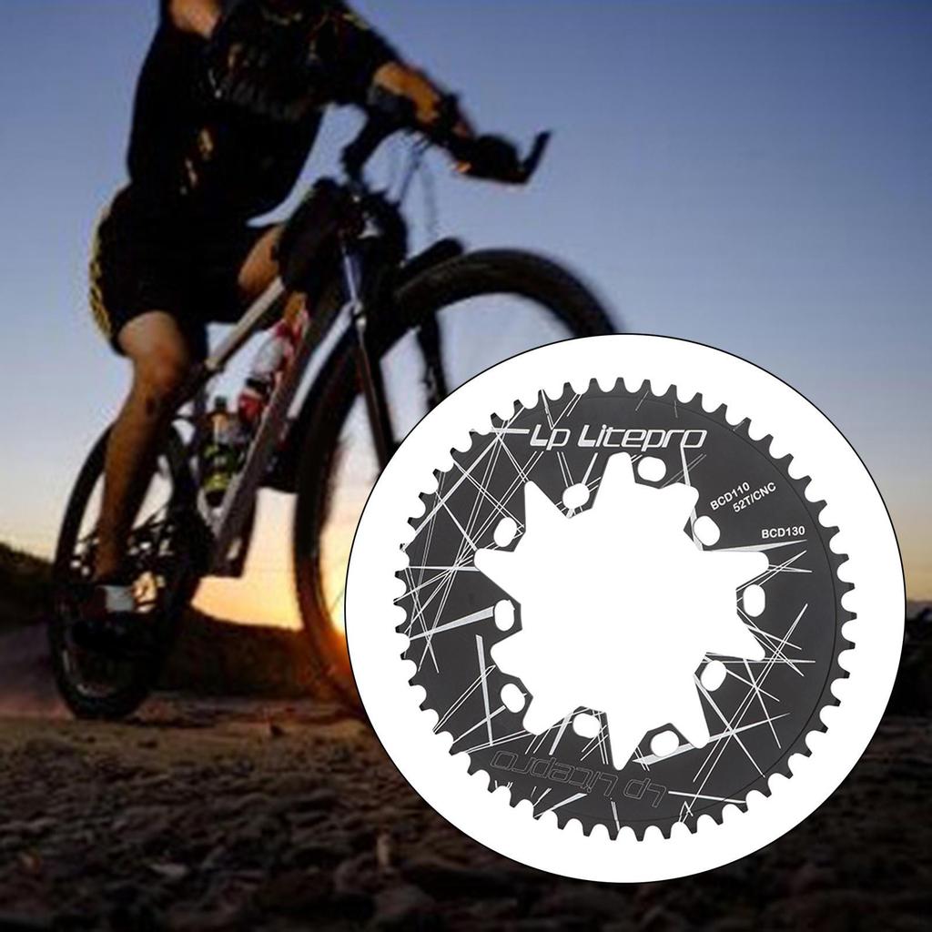 Buy Folding Bike Chainwheel 710 Speed 130BCD Road Bicycle Chainring Replacement 52T at