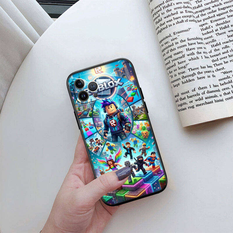 RT23 R-Robloxs Shell for Samsung Note 20 10 S25 Plus Ultra Lite FE A51 A52 A53 A71 A72 A73 M20 M30 M21 M31 M51 A11 A70 A56 A26