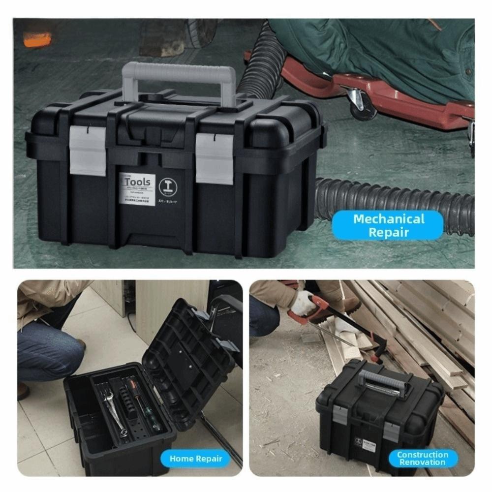 Koffer mit großer Kapazität Hardware-Teile-Box 22 Zoll Werkzeug-Organizer Garage Werkstatt