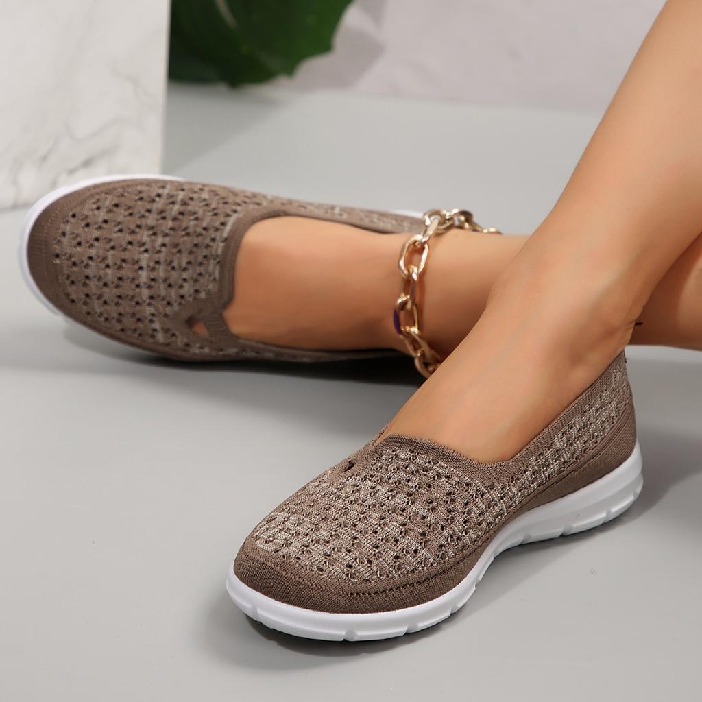Summer 2025 New Breathable Soft-soled Flats Shoes Retro Women Shoes Fashion Round Head Women Shoes Fashion Shallow Flat Shoes