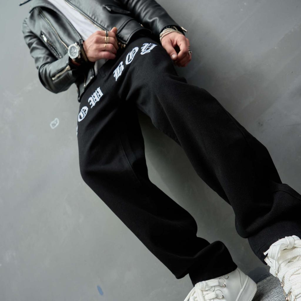 Vintage Casual Jeans Men'S Loose Pants High Street Wide Leg Pants