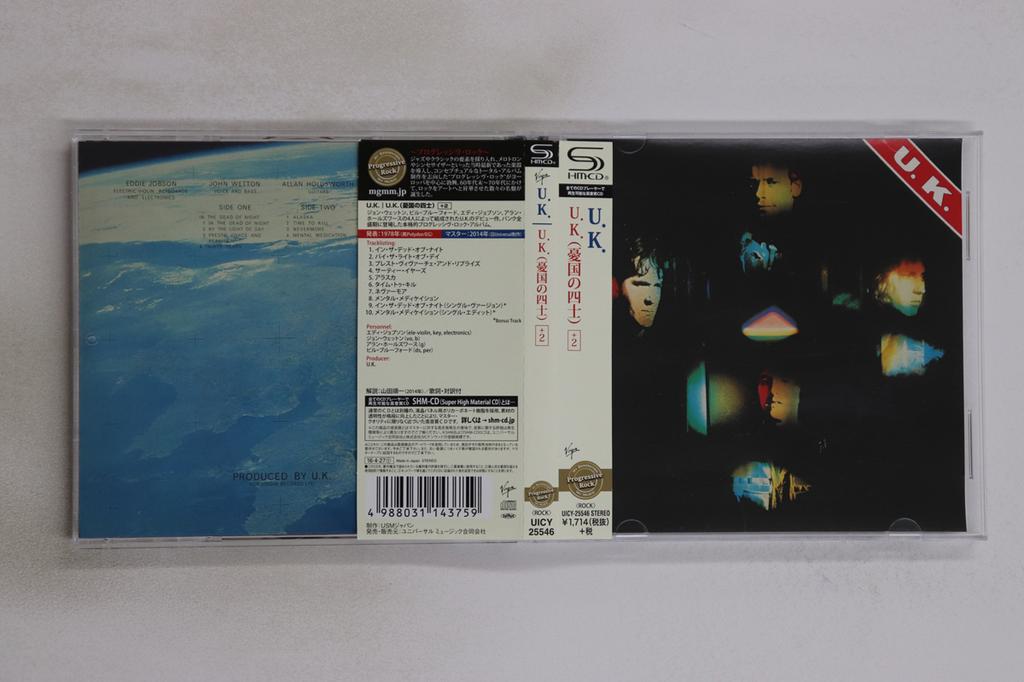 CD UK - U.K. +2 (SHM-CD) UICY25546 VIRGIN 2016 Japan Obi Rock Used