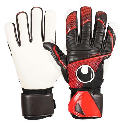 Uhlsport Match Soccer Goalkeeper Powerline Super Half 1011308 01 Black X Red X White (uhlsport) Gloves, Soft, Negative, 7,