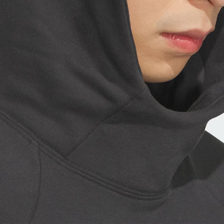 Adidas Fustl Hoody Sweatshirt Comfortable Soft Skin-Friendly Hoodie Men Hoodies Carbon-Black JM8606