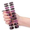 Halloween Full Nail Strips Full Nail Wraps Luminous Halloween Nails Stickers Gel Nail Strips Nails Art Decoration