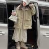 Girls' Winter 2025 Fashionable Fur-Lined Coat - Warm, Thick, and Stylish for Big Girls