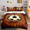 Soccer Ball Swirling Pattern. Bedding Sets Duvet Cover Sets Duvet Covers Pillowcases(1 * Duvet Cover 2 * Pillowcases Without Duvet Insert)