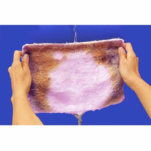 Azuma Industries Mysterious Cloth, Large, Cleaning Cloth, Countertop Cloth, No Detergent Required, Removes Oil and Stains, Stain Resistant, Pink, 30 x