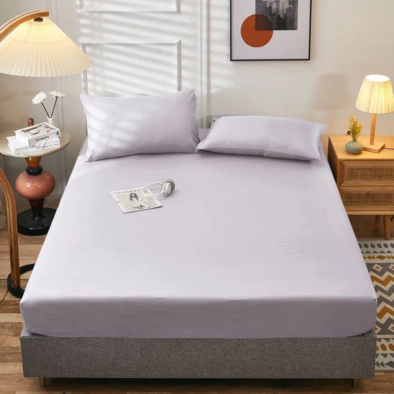Fitted Sheet with Elastic Bands Non Slip Adjustable Mattress Covers for Single Double King Queen Bed,90/120/150/180cm