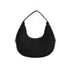 Chic Minimalist Crescent Bag For Women In Black Pink Orange Green And Brown Colors