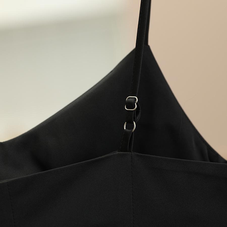 [DS22] Irregular Design Suspender Dress - Fall 2025 Collection for Women