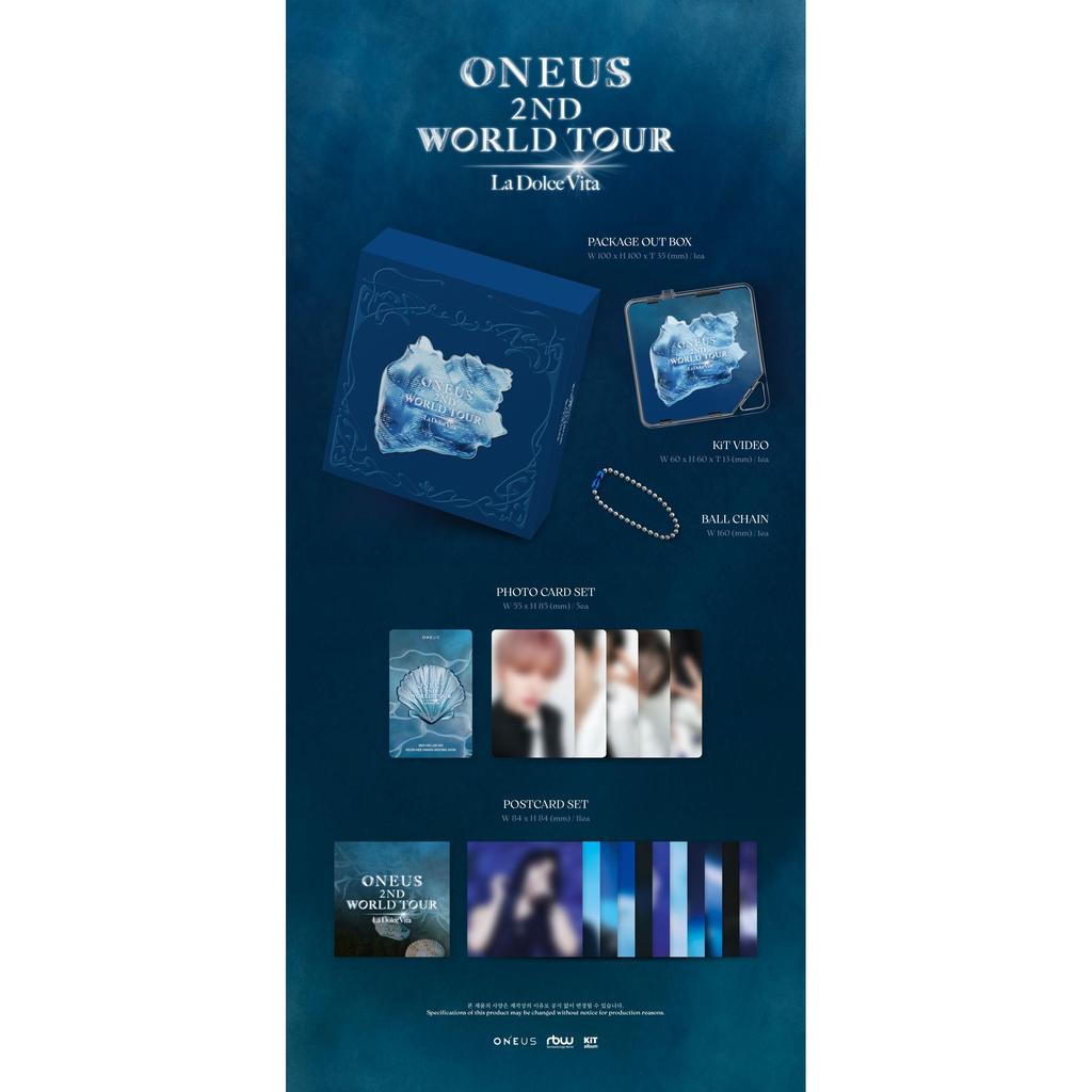 [Pre-order] ONEUS 2ND WORLD TOUR ‘La Dolce Vita’ CONCERT KiT (Online Benefit)