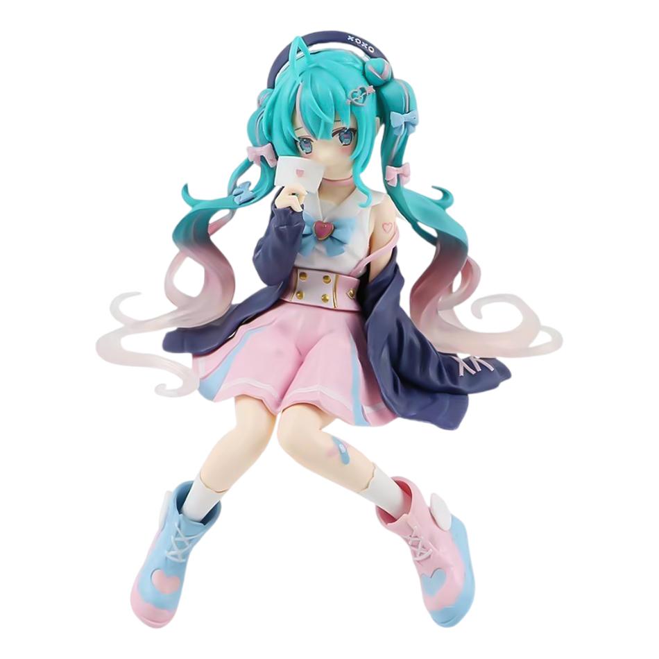 Anime Figurine Hatsune Miku Standing Posture and Sitting Posture Series Cute Action Model Pvc Toy Desktop Collection Gift
