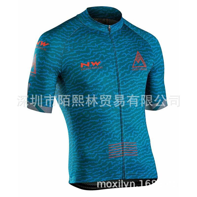 Men Women Cycling Jersey Short Sleeve Breathable Quick Dry Bike Shirt Outdoor Sportwear
