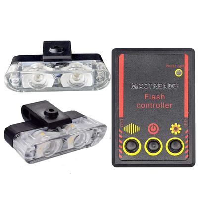 YUANYE Nová 1 sada DC 2 LED Bezdrôtový diaľkový ovládač Blikania Auto