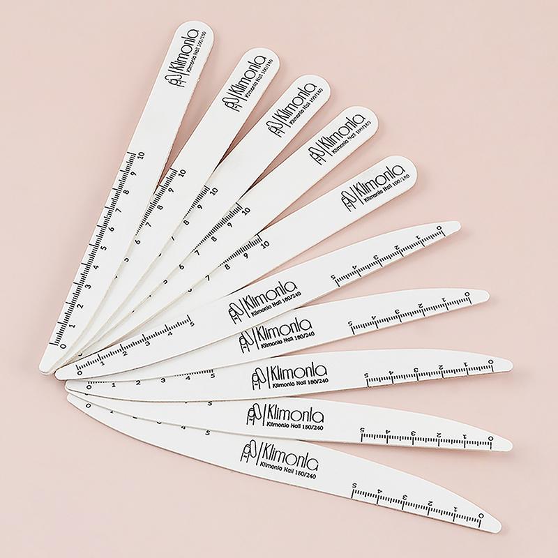 5Pcs Wooden Sandpaper Nail File 100/180 180/240 Professional Manicure Buffer Knife Willow Leaves Pedicure Nails Art Tools
