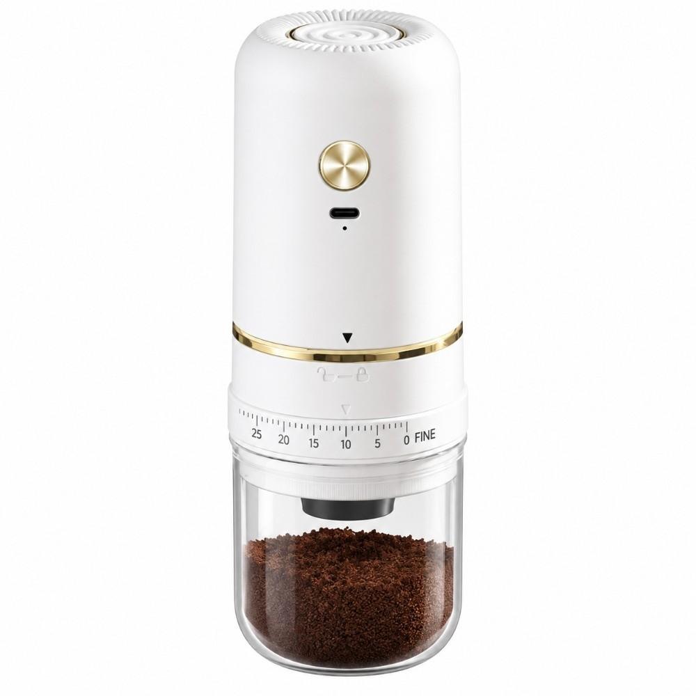 Cordless Portable Coffee Grinder Ceramic Burr Coffee Bean Grinder Mini Coffee Grinder Espresso