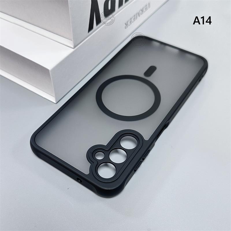 Voor Samsung Galaxy A05 A05s A06 A14 A15 A16 A26 A35 A36 A54 A55 A56 A07 A17 5G 4G Schokbestendige Bumper Magnetische Hoes Pantser Cover