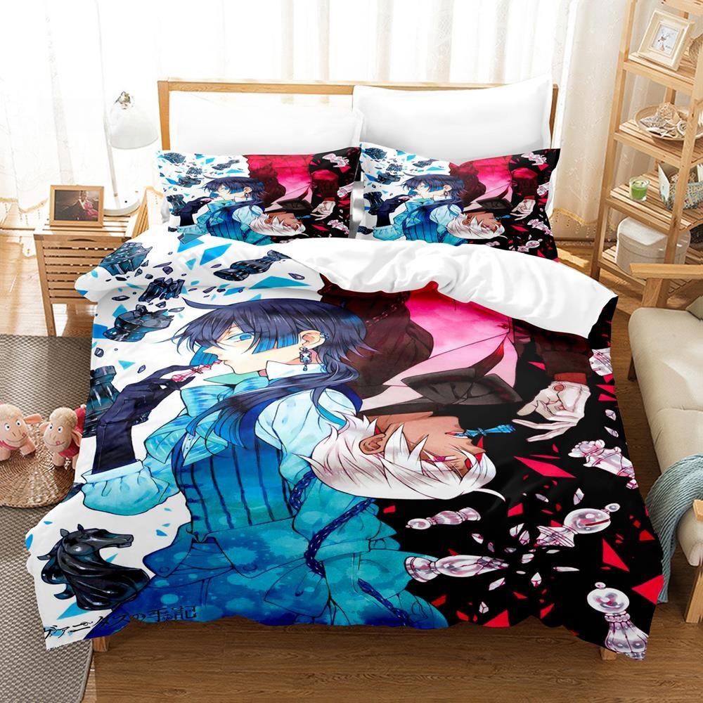 3D Print Anim The Case Study Of Vanitas Bedding Set Single Twin Full Queen King Size Bed Set Adult Kid Bedroom Duvet Cover Sets