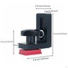 Carpentry Fence Stop Effortless Slide and Lock Adjustable Positioning Fixture Anodized Finish Miter