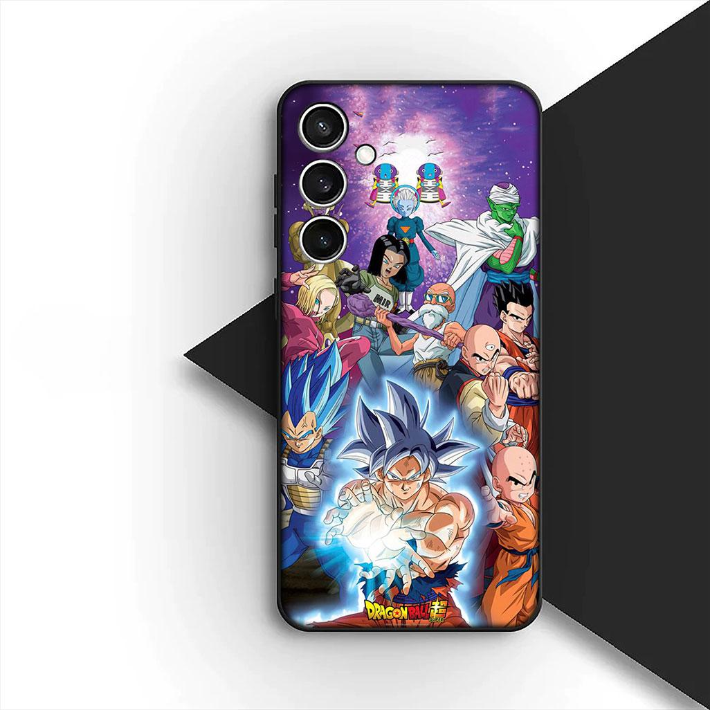 

Cover for Samsung Galaxy S24 S25 S23 FE Ultra Plus S7 Edge S25+ S23+ A56 5G Casing Phone Case Poster Piccolo Dragon Gokus Ball Galaxy S24 Ultra