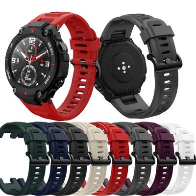 Soft Silicone Bracelet Strap For Huami Amazfit T-REX Sport Strap Replacement Watchband For Xiaomi Huami Amazfit T-rex Pro Correa