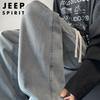 JEEP SPIRIT Men's Loose Straight Wide-Leg Jeans