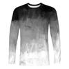 Men's T Shirt O-Neck Clothing Apparel Outdoor Long Sleeve Print Fashion Designer Vintage