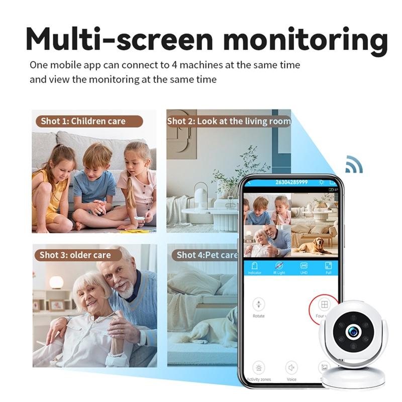 High Definition Surveillance Camera Night Vision Baby Safety Monitoring Wireless IP Indoor Camera