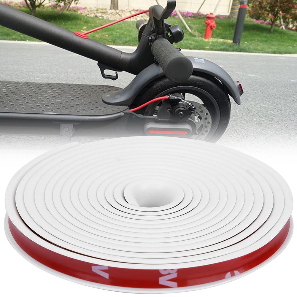 Waterproof Anti Collision Rubber Cover Strip for Electric Scooter(Red)