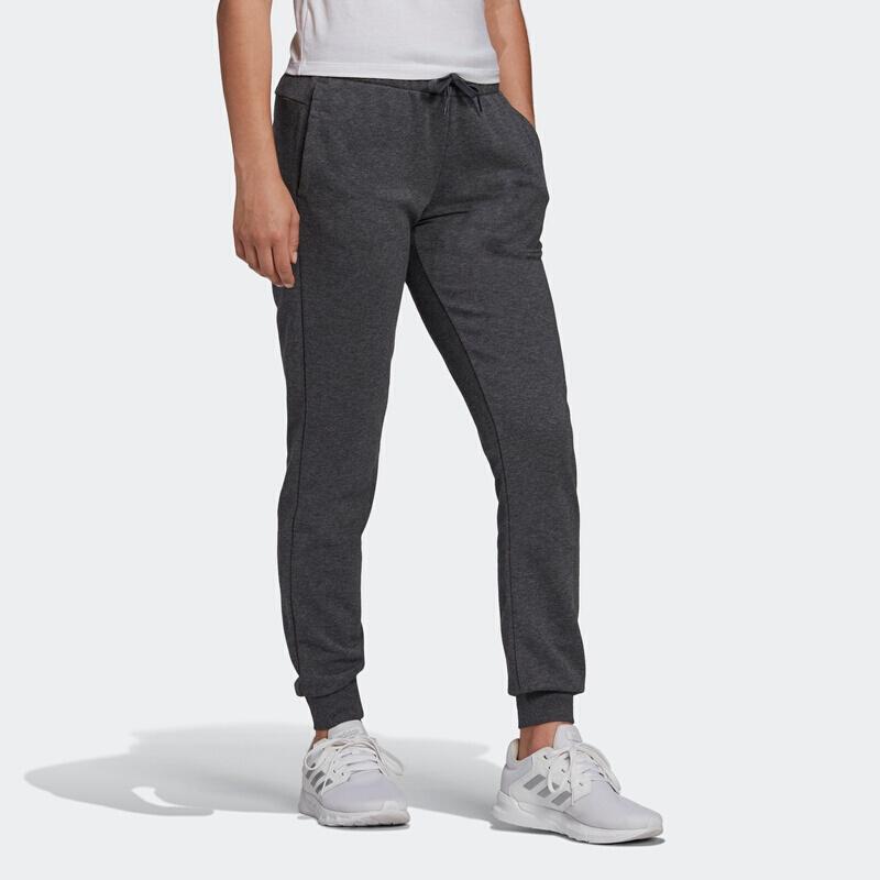 Adidas Casual Pants Women's Dark Heather Gray Moderate Cuffed Pants GD3027