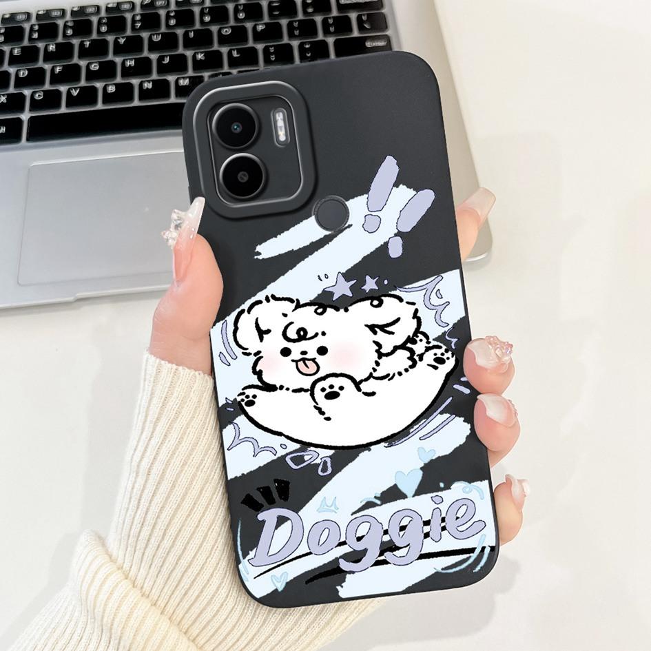 For Xiaomi Redmi A1 Case Cover Redmi A2 Capa Cartoon Bumper Liquid Silicone Shockproof TPU Soft Case On Redmi A1 A2 + Plus Funda