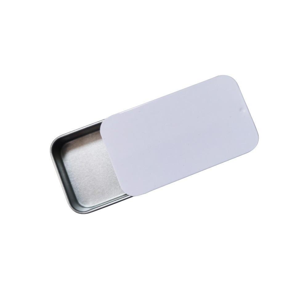 

1PCS Free Customized Sliding Cover Push Pull Box Tin Jewelry Home Storage Box Empty Can Tin Box Wedding Cases Cosmetic Organizer Need Customized