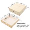 2.5/5L Square Rectangle Soap Making Mold Wooden Box Silicone Liner DIY 8KG Soap Mold With Wooden Box 8000ml Wood Soap Mould