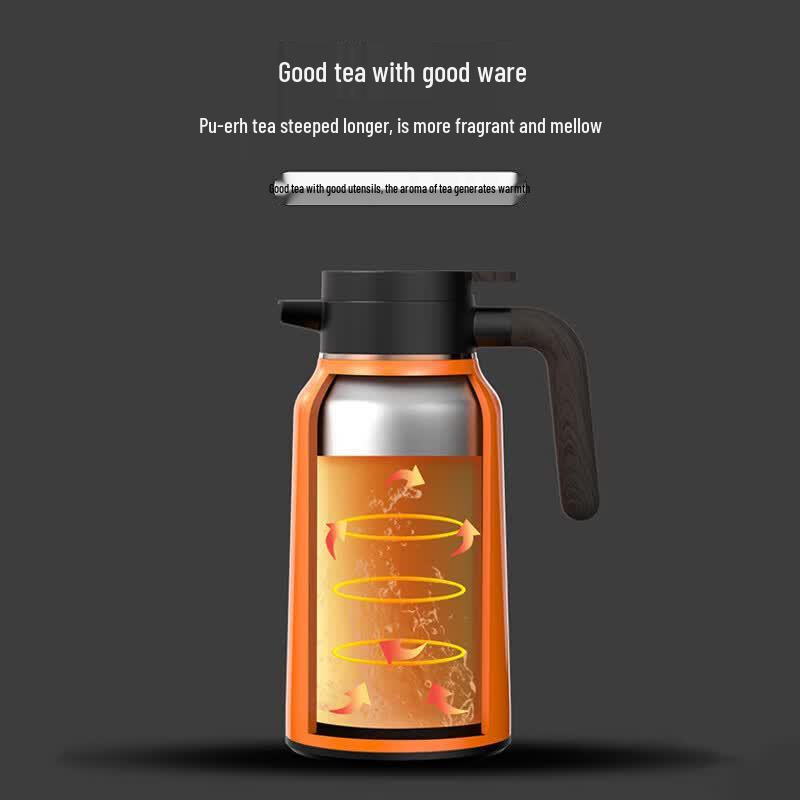 Shangheng 2L 304 Stainless Steel Vacuum Flask with Wood Grain Handle
