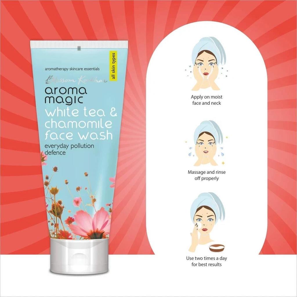 Aroma Magic White Tea And Chamomile Face Wash 100ml