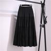 DX~~ New Spliced Cotton and Linen Skirt, Literary Fresh Long Skirt, High-waisted and Versatile, A-line Swing Skirt, Casual Skirt