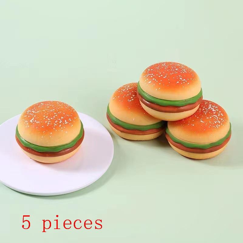 1/5Pcs Release Decompression Squeezing Simulation Coke Hamburgers Slow Rebound Toy Tpr Stress Relief Toys Birthday Gift