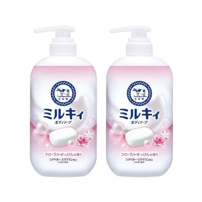 Milky Body Wash Floral Soap Scent Full Size 500ml (2 Bottles) Body Soap
