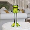 Frog Figurines Garden Living Room Decor – Mini Statue Cute Sculpture Home Ornament for